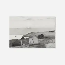 Peter Sculthorpe, Sunset, Conception Bay, 2006, graphite on paper