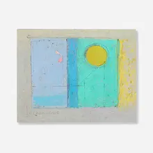 Remo Farruggio, Tail on the Moon, oil on Masonite