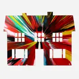 Damien Hirst, House Spin Painting, 2009, acrylic on paper