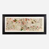 Judy Pfaff, Untitled (PF121), 1998, mixed media on paper in artist's frame