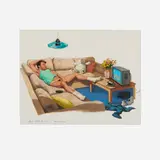 Deni Ponty, Remote Control, 1991, oil on vellum
