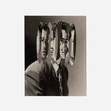 The Worrier by Julie Cockburn, 2013, altered found photograph, sold Mar 2023
