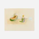 Enrique Castro-Cid, Still Life with Papaya