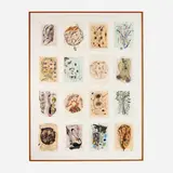 Judy Pfaff, Untitled, ink and acrylic on graph paper