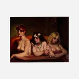 Joseph Sheppard, Untitled (Three Girls), 1987, oil on board