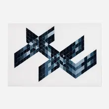 Daniel Arsham, Lighting Study for Merce Cunningham's eyeSpace, 2007, gouache on Mylar