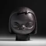 Roby Dwi Antono, Kira (black bronze), 2021, patinated bronze