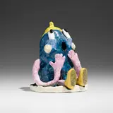 Joakim Ojanen, Oooh That's A Good Fucking Cloud Up There, 2019, glazed earthenware