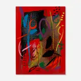 Lamar Briggs, Inverene No. 17, mixed media on paper