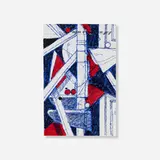 Nick de Angelis, Air France, pen and ink on paper