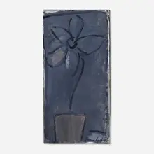 Grey on Grey by James Lechay, oil on canvas, sold Mar 2023