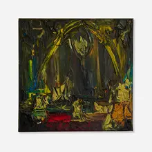 Joachim (Jack) Probst, Motif #123 (from the Campbell series), 1971, oil on canvas