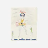 The Dancer by Hilla Rebay, watercolor on paper, sold Mar 2023