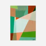 Josef Zenk, Geometric Abstraction, gouache on paper