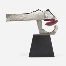David Hare, Cronus, 1973, steel, Plexiglas, bronze, wood and mixed media