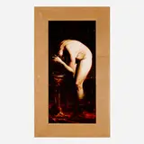 Alex Kanevsky, T.S. Washing Her Hair, 1999, oil on panel in artist's frame