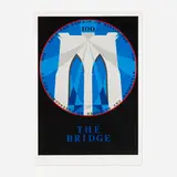 Robert Indiana, The Brooklyn Bridge (from the New York, New York portfolio), 1983, screenprint in colors on Arches