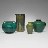Fulper Pottery, Collection of four vases