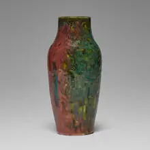 Experimental vase by Hugh C. Robertson for Dedham Pottery, sold Dec 2024