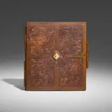 Charles Frederick Eaton and Robert Wilson Hyde, Album cover and hand-illuminated 23rd psalm prayer book