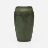 Maude Milner and Sarah Tutt for Marblehead Pottery, Vase with stylized roses