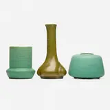 Teco Pottery, Vases, set of two