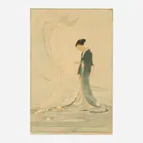 Bertha Lum, Spirit of the Sea, 1916, woodcut in colors