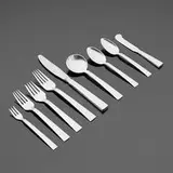 Just Andersen, Acadia flatware service, model 46, sterling silver, stainless steel