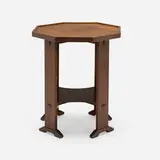 Rare shoefoot smoker's stand, model 515 by L. & J.G. Stickley, c. 1913, oak, sold Oct 2024