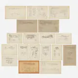 Frank Lloyd Wright, Ausgeführte Bauten und Entwürfe (Wasmuth Portfolio), two portfolios