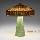 Fulper Pottery for Gustav Stickley, Rare Vasekraft table lamp base, model 51