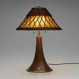 Table lamp base, model 56 1/2 by Gustav Stickley, sold Oct 2024