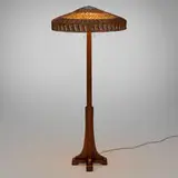 Floor lamp base by Gustav Stickley, sold Oct 2024
