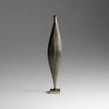 Harry Bertoia, Untitled (Wire Bundle), c. 1967, steel wire, bronze, silver solder