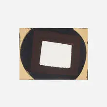 Al Held, Untitled, 1961, gouache on paper mounted to board