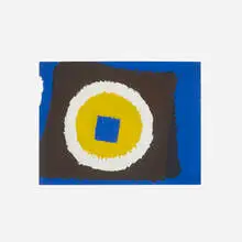 Al Held, Untitled, 1961, gouache on paper mounted to board