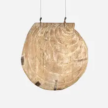 Monumental oyster shell from Coney Island by M.C. Illions and Sons, carved wood with traces of paint, iron, sold Apr 2017