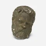 Richard Bock, cast of a portrait bust from the Schiller Theater, Chicago, c. 1891, cast and painted plaster