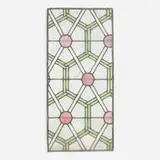 window from the Chicago Stock Exchange by Dankmar Adler and Louis Sullivan, 1894, stained glass, lead, sold Apr 2017