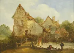 Robert Burrows, Untitled, oil on board 24 x 29cm Provenance: Christie's