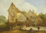 Robert Burrows, Untitled, oil on board 24 x 29cm Provenance: Christie's