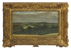 John Constable, Untitled, a support Constable is known to have taken up for oil sketching in the period around 1809