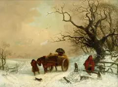 Untitled by Thomas Smythe, oil on canvas 37 x 41cm, sold Dec 2020
