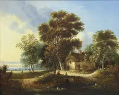 Samuel David Colkett, Untitled, Norfolk oil on canvas 48 x 60cm