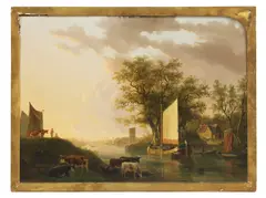 Jacob van Strij, Untitled, oil on panel 76 x 106cm