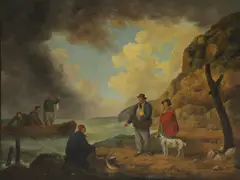 Untitled by George Morland, oil on canvas 72 x 92cm, sold Dec 2020