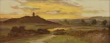 Edward Henry Holder, Untitled, oil on canvas 33 x 86.5cm