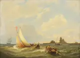 Pieter Cornelis Dommersen, Untitled, oil on panel 27.5 x 38cm