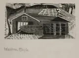 Walter Hoyle, Untitled, Abstract design wood engraving