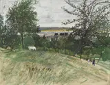 Walter Hoyle, Untitled, watercolour and gouache 47 x 60cm Provenance: The Estate of Robin and Patricia Pickard. .